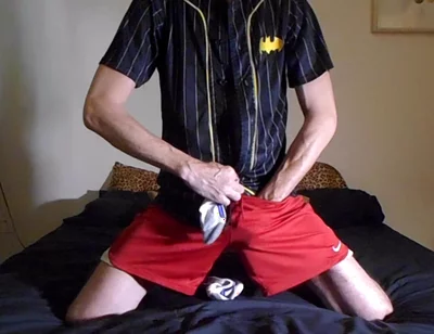 Autographed cum-drenched socks