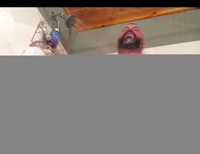 Stroking Daddy Bear Cock