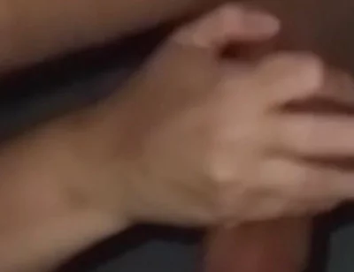 Married Woman Feels the Size of His Cock and Handles His Balls Without the Cock Ring