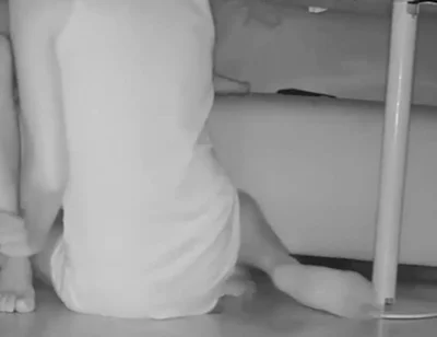 Horny Stepson Seduces His Stepdad, Caught on Night Vision Cam - Part 2