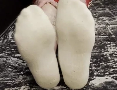 Coach Karl's Feet in His White Socks [8893]