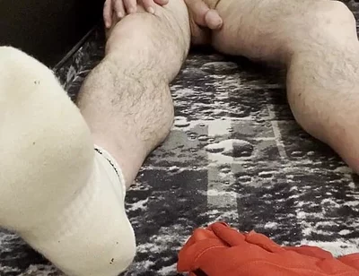 Coach Karl Feet White Socks and Bare Balls [5834]
