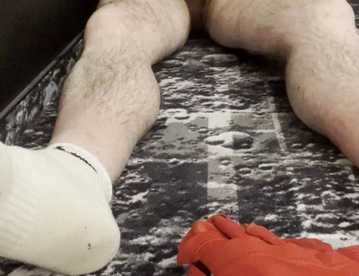Coach Karl Feet White Socks and Bare Balls [5834]