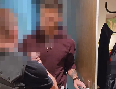 Part 1 - Straight Muscle Guy and Security Guard First Time Anal, Kissing and Blowjob While I Watch