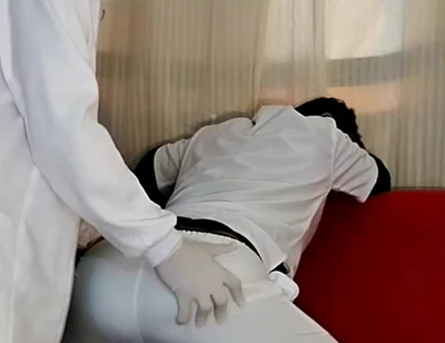 Unexpected Touch Exam: I Was Excited by the Nurse on Duty and Couldn't Hide It - 1