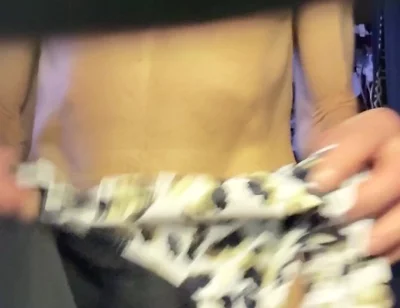 Crossdresser Michelle Wearing Black Bodysiit While Playing with Cock