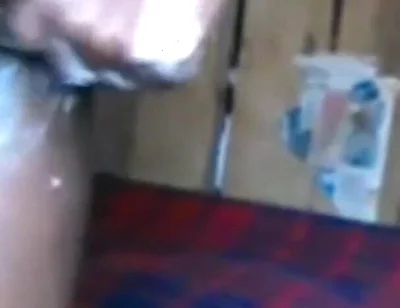 Wanking Covered in Body Creaming