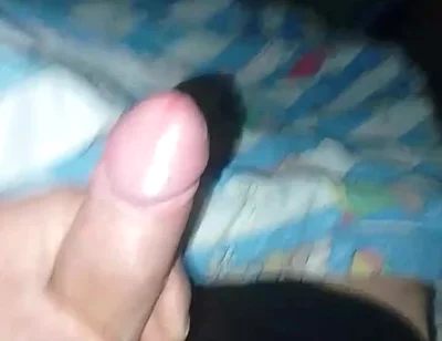 German Uncut Cock Masturbate After Work