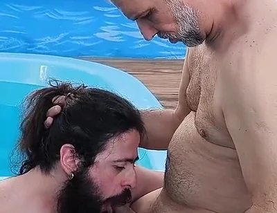 I Caught It in the Act My Stepfather Making Out with His Friend in the Pool
