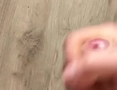 Morning Handjob and Cum on the Table
