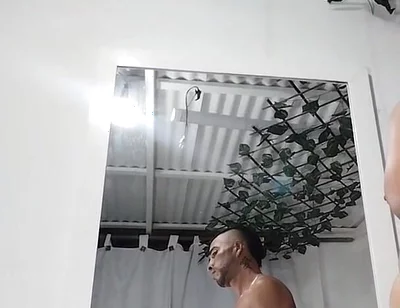 Cum in Front of the Mirror