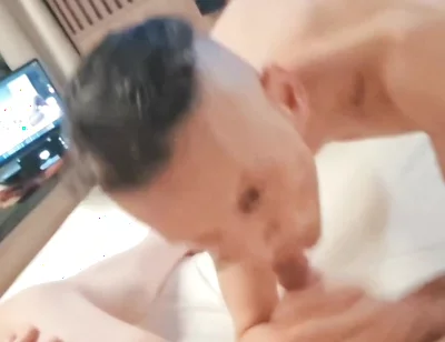 Intense Blowjob in the Hotel for My Stud with Xl Cock