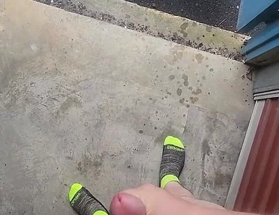 Almost Caught Enjoying the Storage Unit