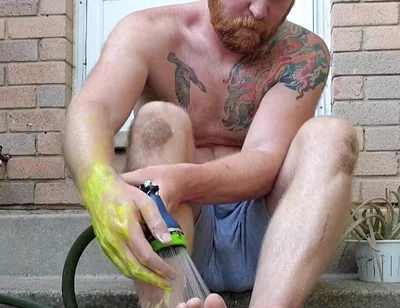 I Needed to Wash My Hands and Feet I After Got a Little Carried Away with a Painting I Was Working on