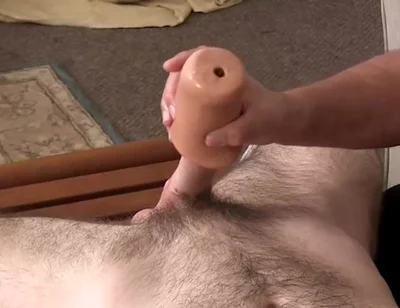 Jerked off with a Pocket Pussy