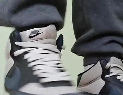 Nike Sneakers on My Feet