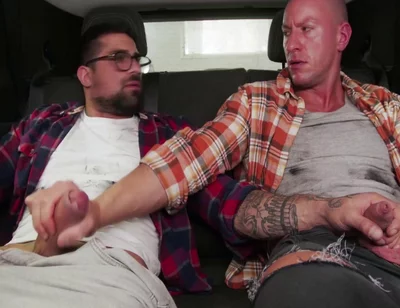 Two Guys And Masturbate Before Going On A Camping Trip, With Dudes Only! But The Horny Fuckers Take It One Step Further And Try Gay Sex! - Ryan Bones And Cam Crawford