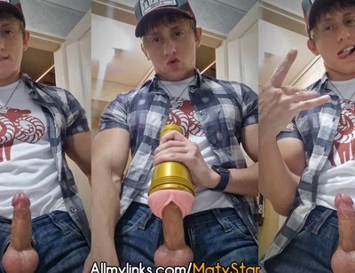 Fucking Fleshlight Clothed!