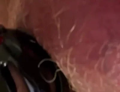 Pissing with a Cock Cage on