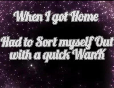 Walk and Wank