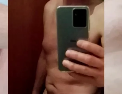 Hot Guy Nico Cums Hard Watching Hard Cock Selfie