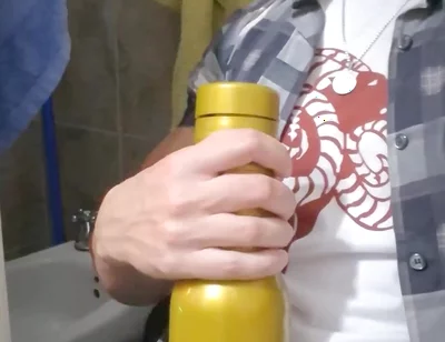 Fucking Fleshlight Clothed!