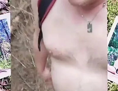 Naked Hike in Finnish Forrest