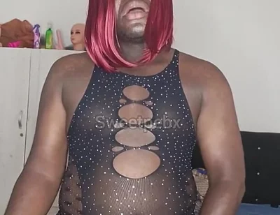 Jerking off My Dick with My Lingerie