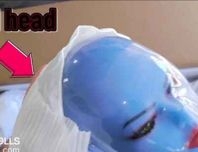 Sex Doll Unboxing ASMR and Rubbing Tits