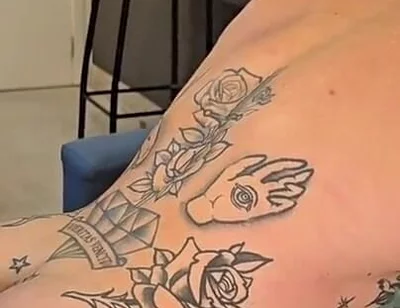 Big Tattooed Guy with a Tight Ass