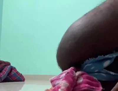 Inserting Soft Towel Hanky Inside My Boy Pussy
