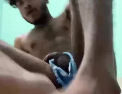 Inserting Soft Towel Hanky Inside My Boy Pussy