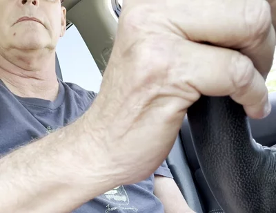 Stepdaddy Jerks in While Driving