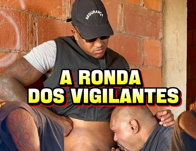 Security Guards Having Sex After the Patrol in the Building