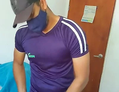 Indian Black Cock Gets Masturbated