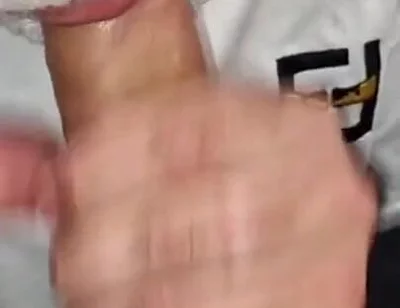 My Stepbrother Takes My Big Cock in His Mouth and Eats All My Cum
