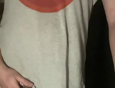 Amateur Boy Helps His Flatmate Pee Handsfree, Holding His Dick