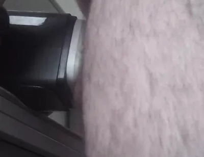 Handsome Mature Chubby with Big Fat, Uses Masturbation Machine in Close-up