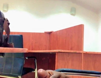 Black Cock Lonely Office Masturbate