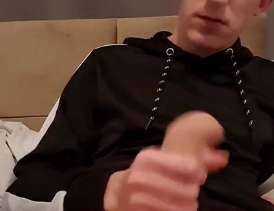 Skinny Young Lad in White Tight Boxers