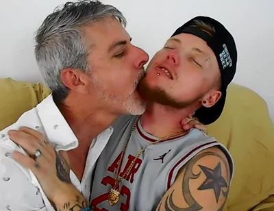Hot Gay Kissing with Jc & Richard