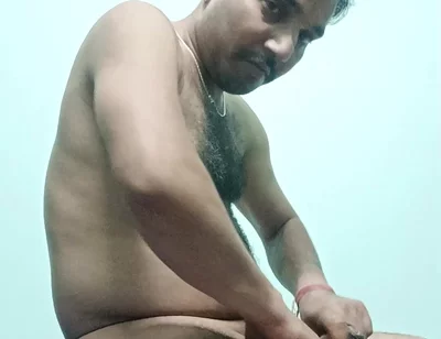 Indian desi police officer gets rest and masturbation