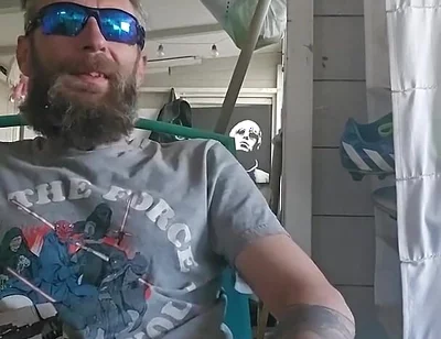 Smoking Fetish Masturbation at the Allotment