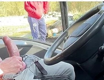 Daytime Truck Stop Meeting Inside My Truck With A Curious Encounter