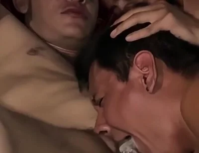 Sharing a Big Sweaty Cock