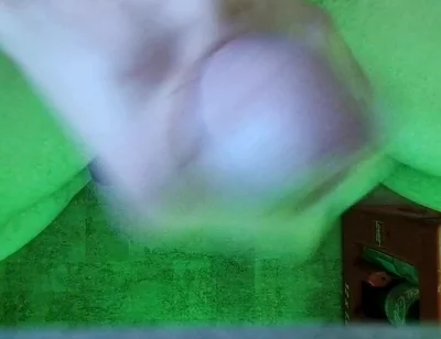 Cumming Under the Desk
