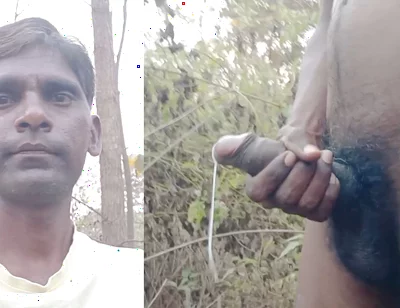 Rajesh Playboy 993 Outdoor Masturbating Big Cock and Cumming