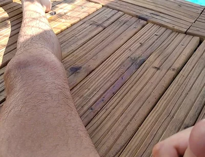 Delicious Cum From Big Cock in the Chill Out Pool