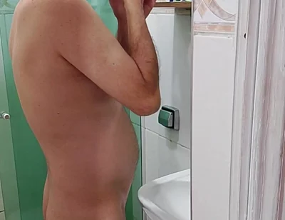 Mr. Carmona Shaving Naked