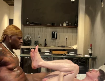 White Brazilian Slut Takes Big Black Cock